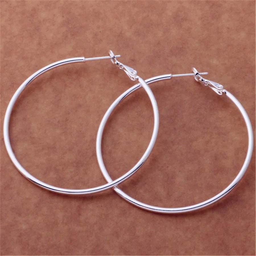 Women Hoop Earrings Set - 50/60/70/80MM Sizes 80MM