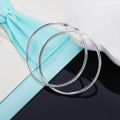Women Hoop Earrings Set - 50/60/70/80MM Sizes 80MM
