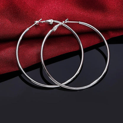 Women Hoop Earrings Set - 50/60/70/80MM Sizes 80MM
