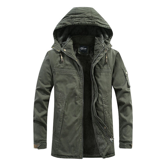 Youth winter washed cotton jacket