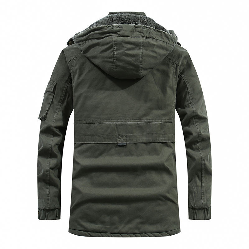 Youth winter washed cotton jacket